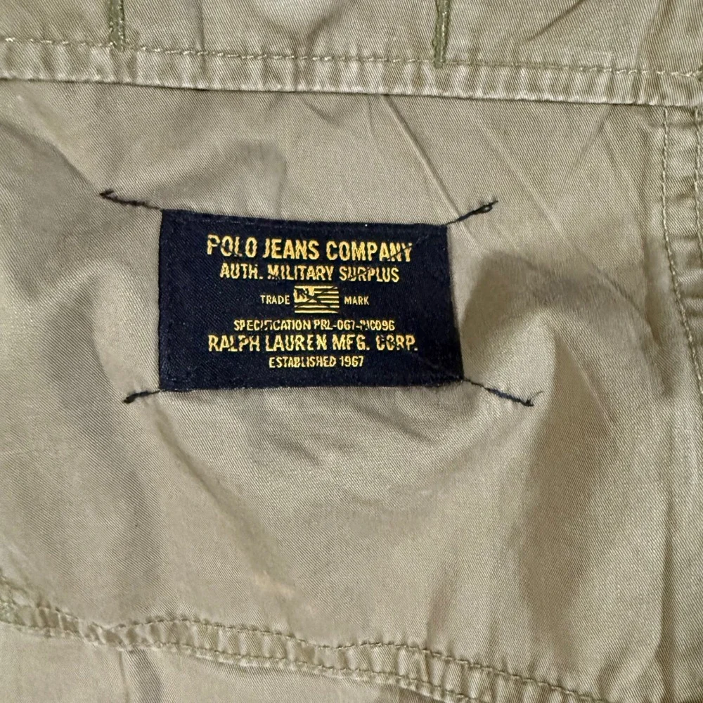 Vintage Polo Jeans Company Ralph Lauren MFG‎ Corp Military Cargo Shorts Men's 31